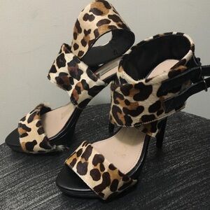 Zara Leopard Sandals